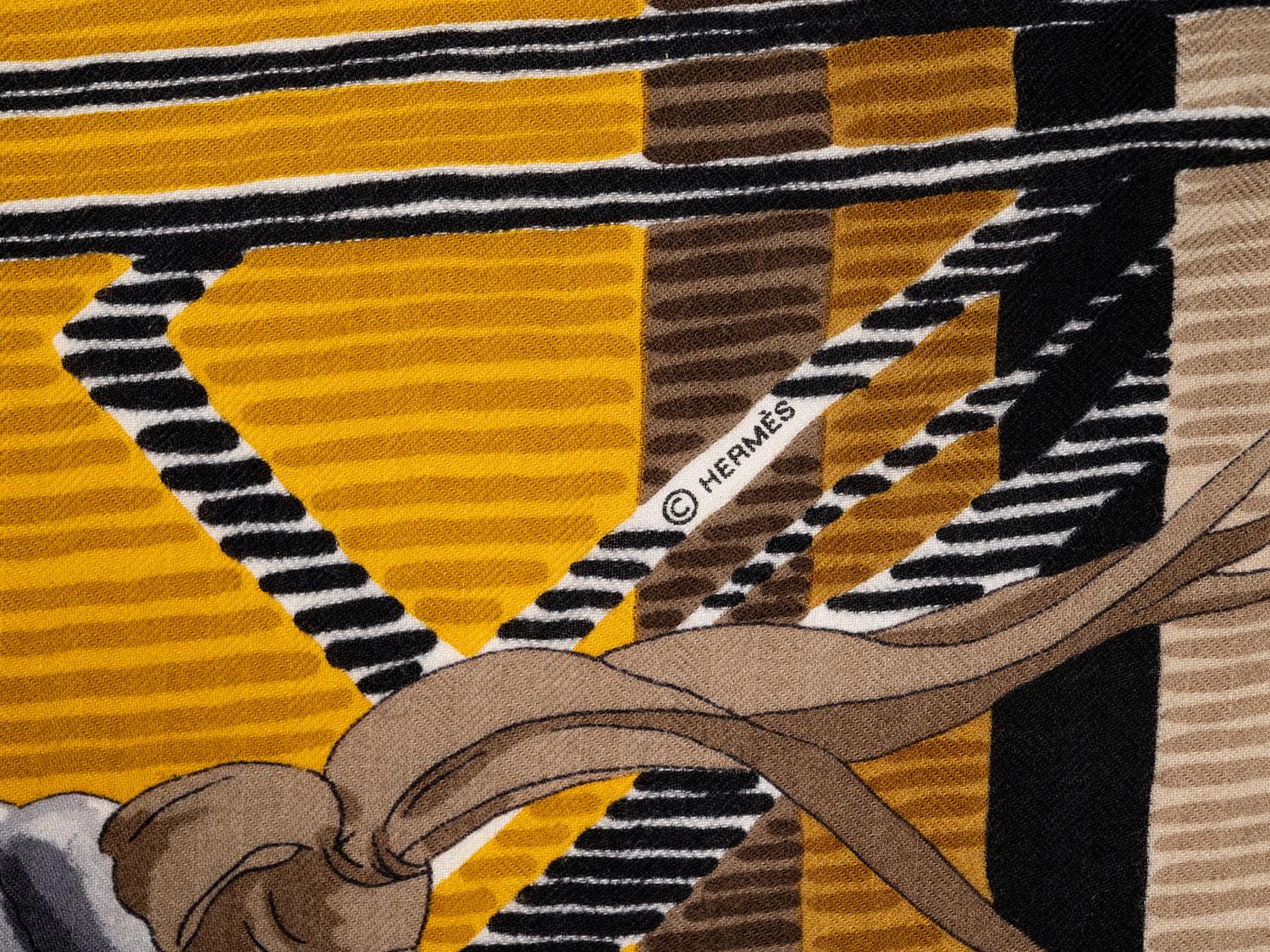 Hermès 140cm Cashmere/Silk Scarf