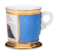 A Coffin Maker or Undertaker's Porcelain Occupational Shaving Mug