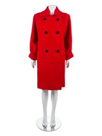 One Givenchy Coat and Two Bill Blass Coats, 1980s — Sold to benefit the Art Acquisition Fund at the Indianapolis Museum of Art at Newfield.
