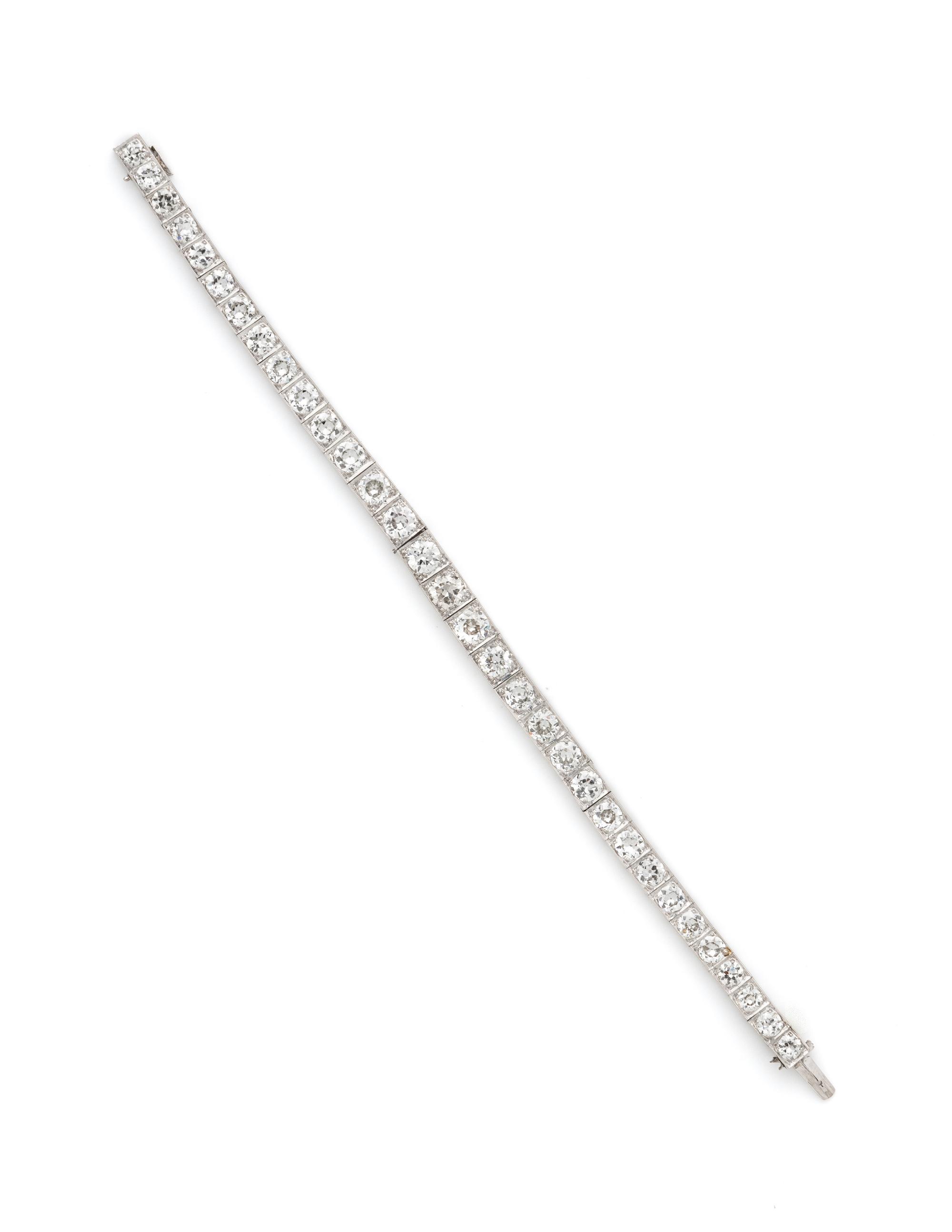 ART DECO, DIAMOND BRACELET