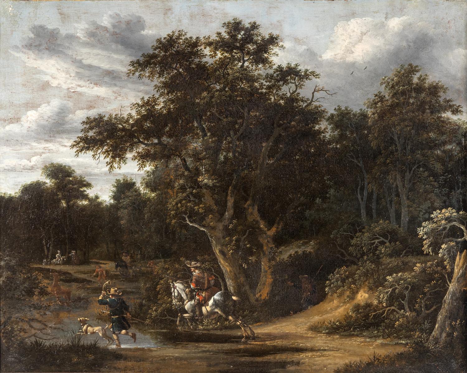 Landscape with Hunters