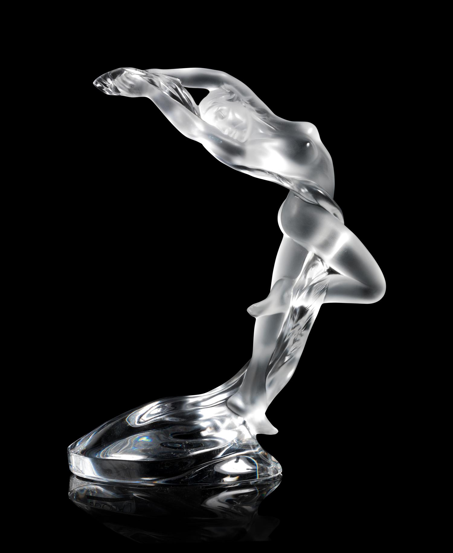 A Lalique Acrobat Figure