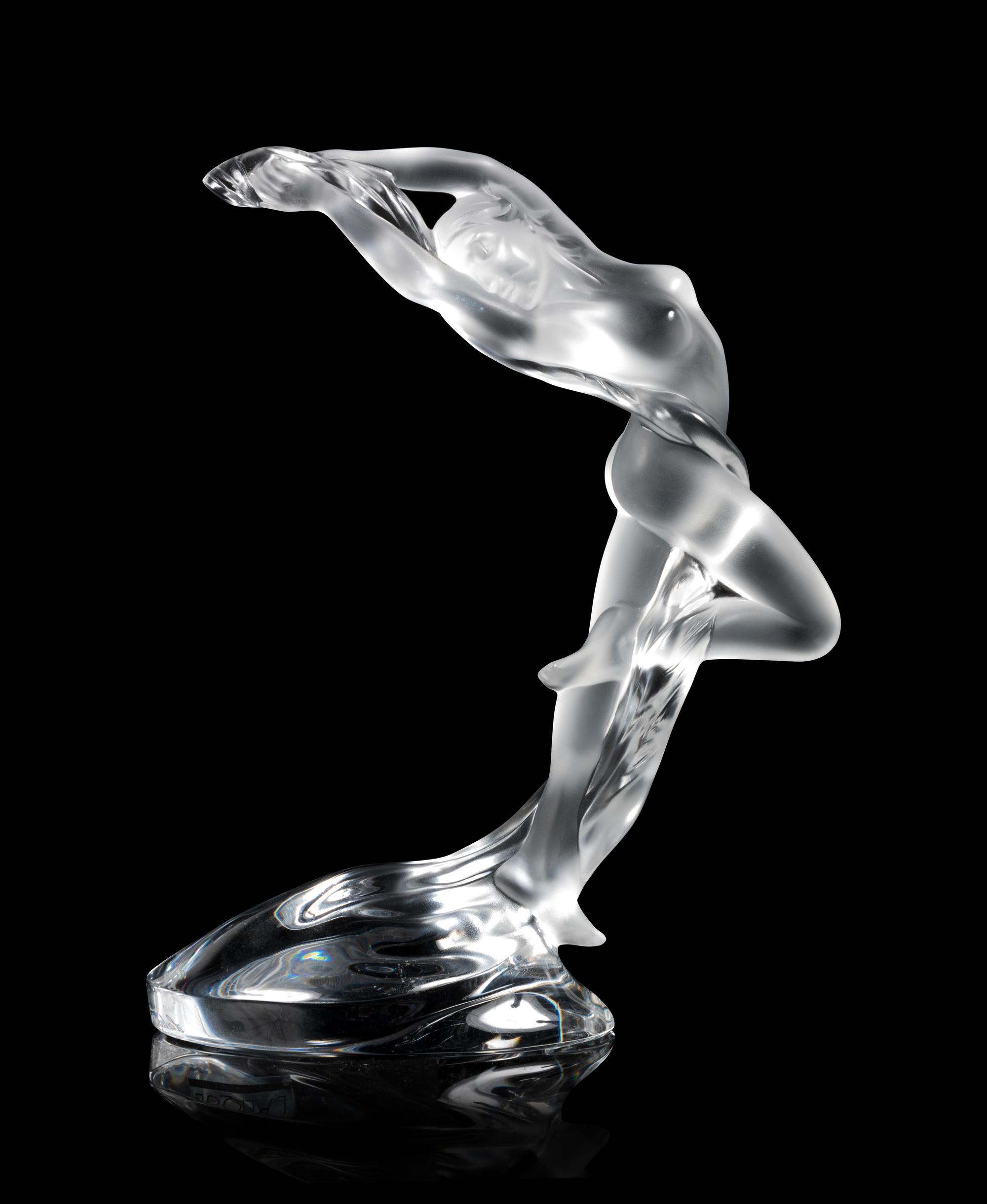 A Lalique Acrobat Figure