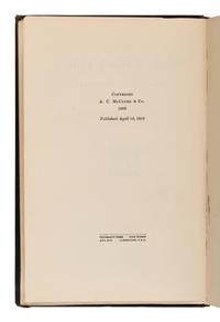 [African American]. Du Bois, William Edward Burghardt (1868-1963). The Souls of Black Folk . Chicago: A.C. McClurg & Co., April 18, 1903.