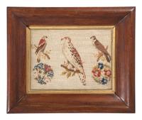 Three Framed Needlework Pictures