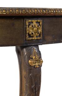 A Napoleon III Style Marquetry and Gilt Metal Mounted Gueridon