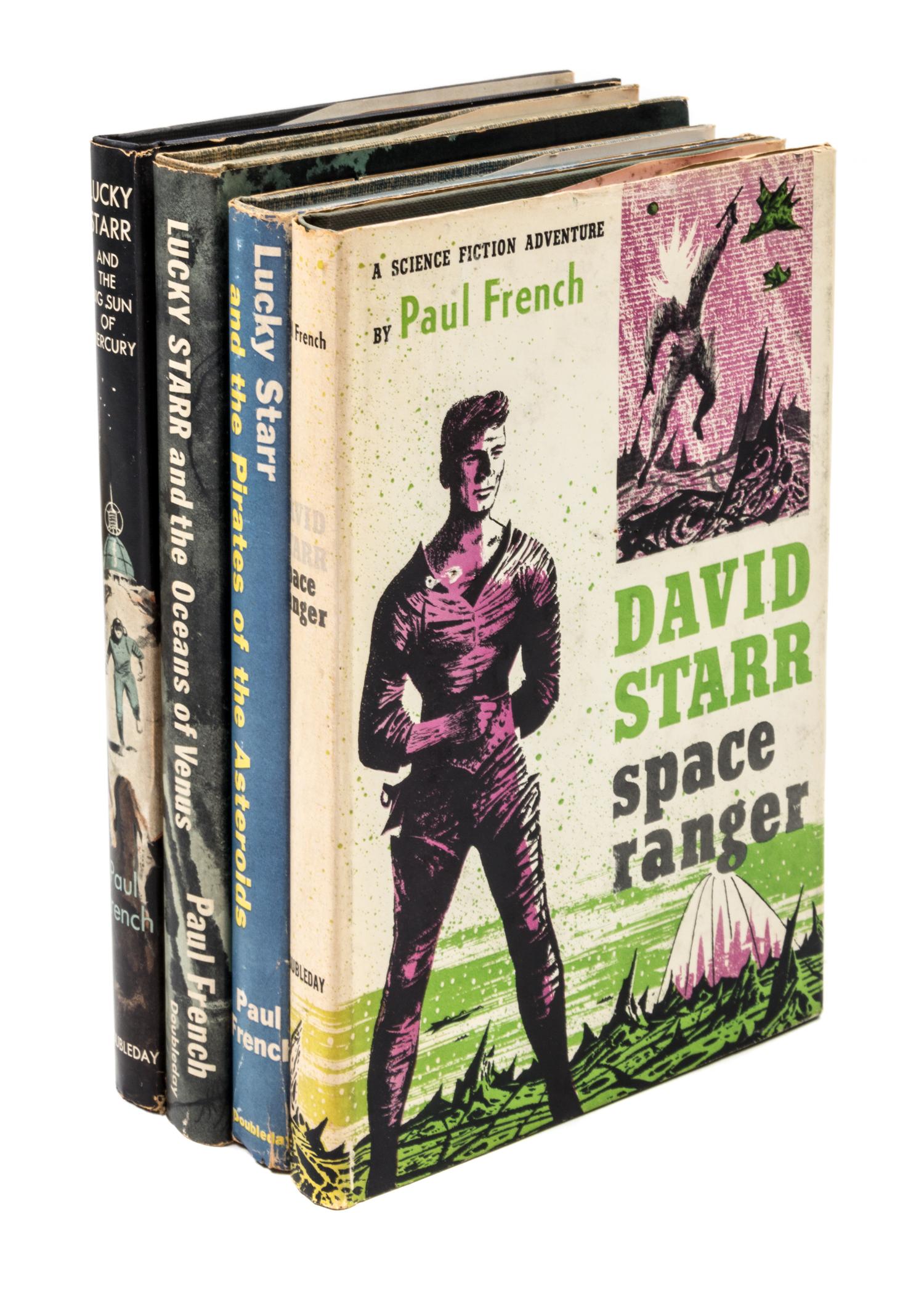[ASIMOV, ISAAC] FRENCH, PAUL, pseud. 4 first edition Starr titles by Asimov as French.