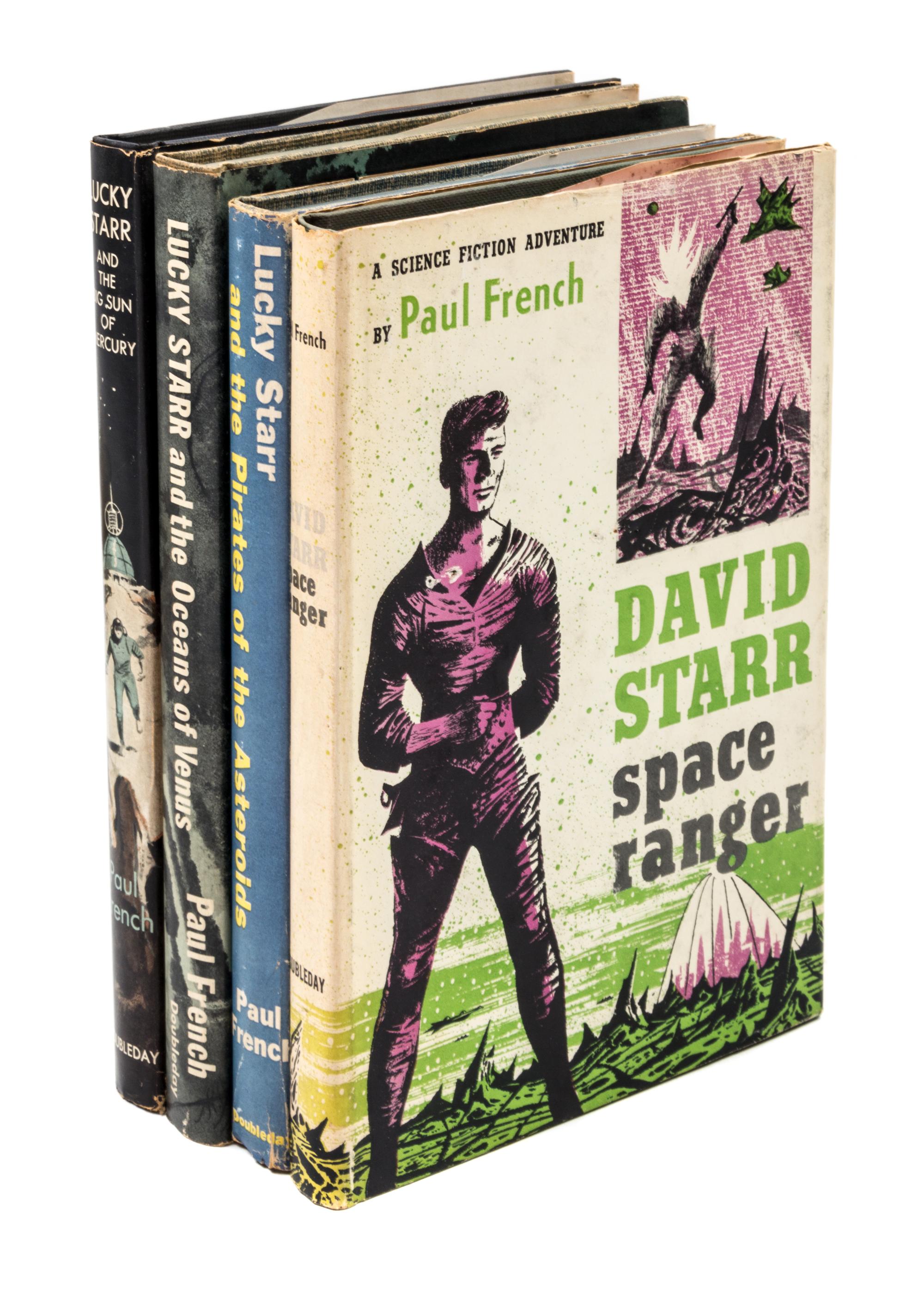 [ASIMOV, ISAAC] FRENCH, PAUL, pseud. 4 first edition Starr titles by Asimov as French.