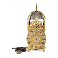An English Brass Lantern Clock