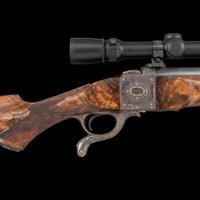 *Holland & Woodward No. 2 Farquharson Pattern Rifle in .303 British Restored by Heilman and Hensley with Engraving by Terry Wallace