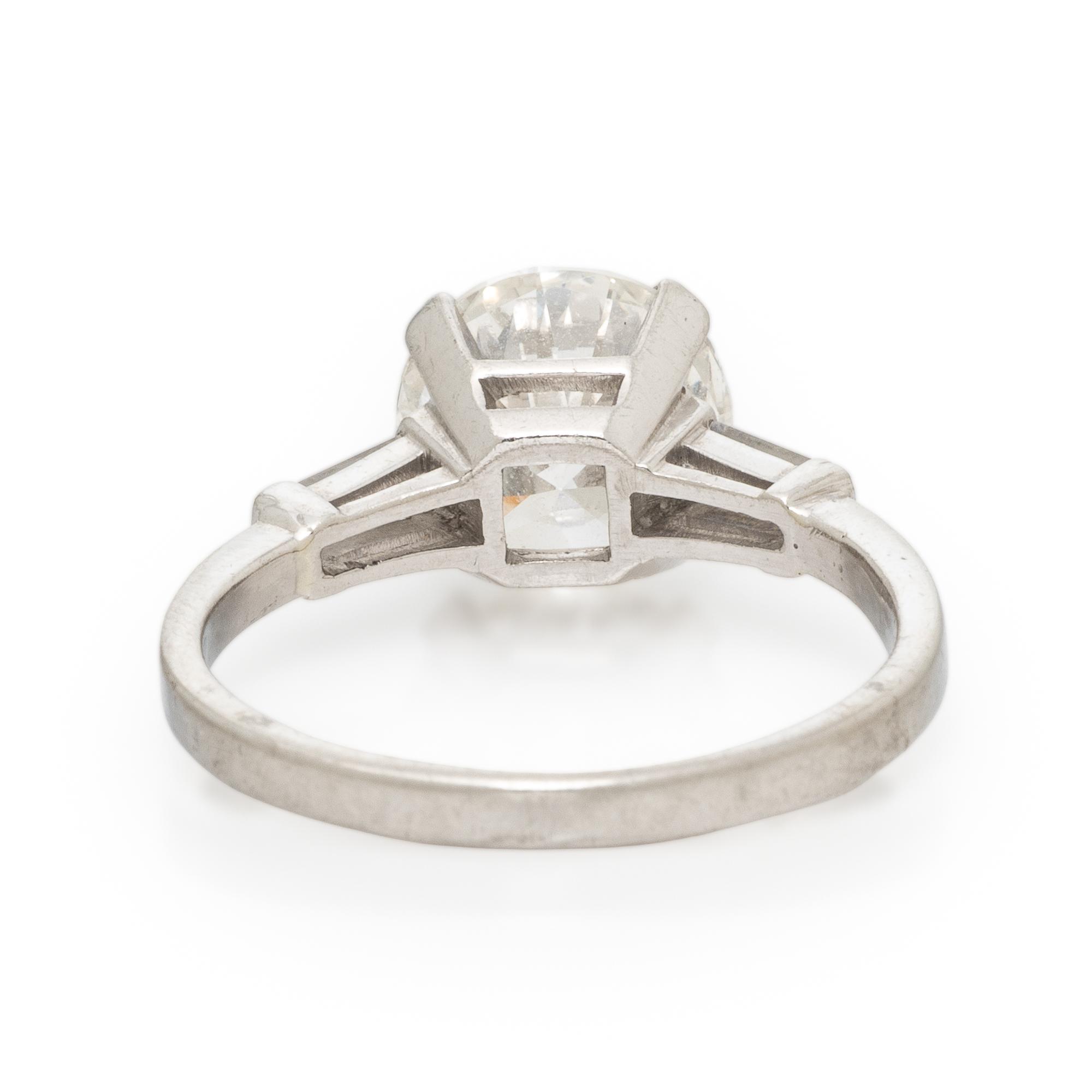 Platinum and Diamond Ring