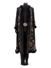 Nina Ricci Coat with Angelo Marani Top and pants, 2000s