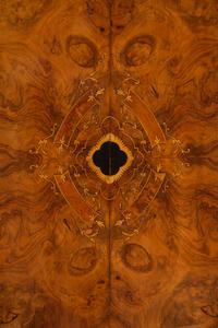 A Victorian Burlwood Inlaid Tilt-Top Breakfast Table