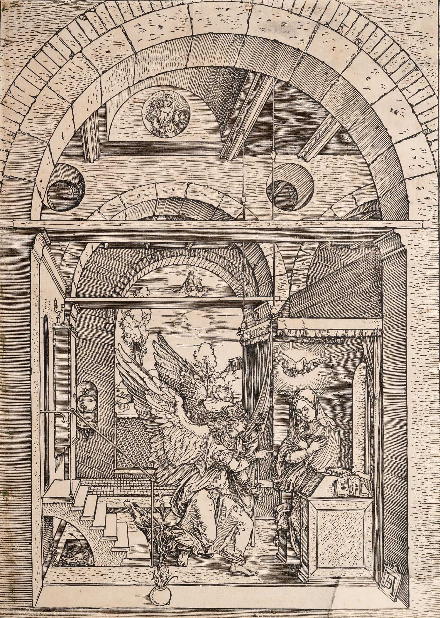 A group of five prints from The Life of the Virgin