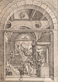 A group of five prints from The Life of the Virgin