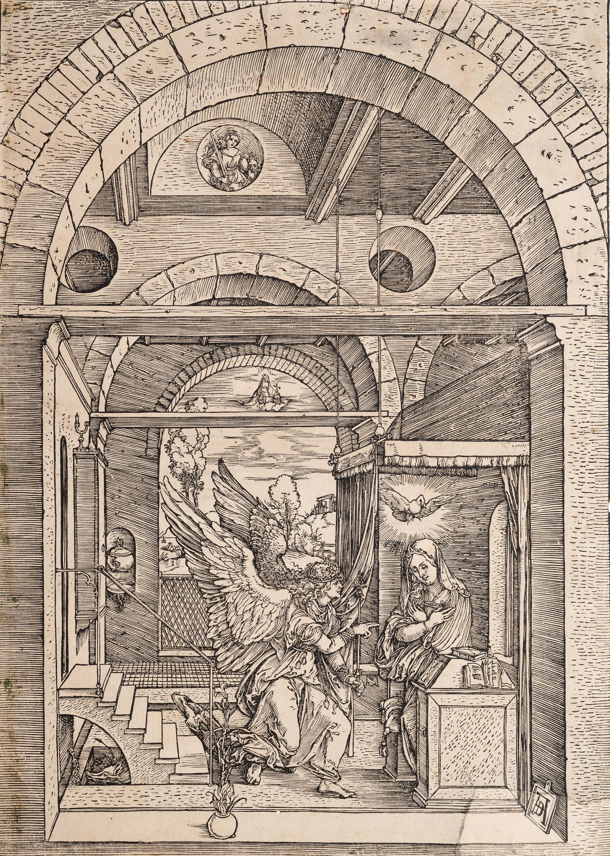A group of five prints from The Life of the Virgin