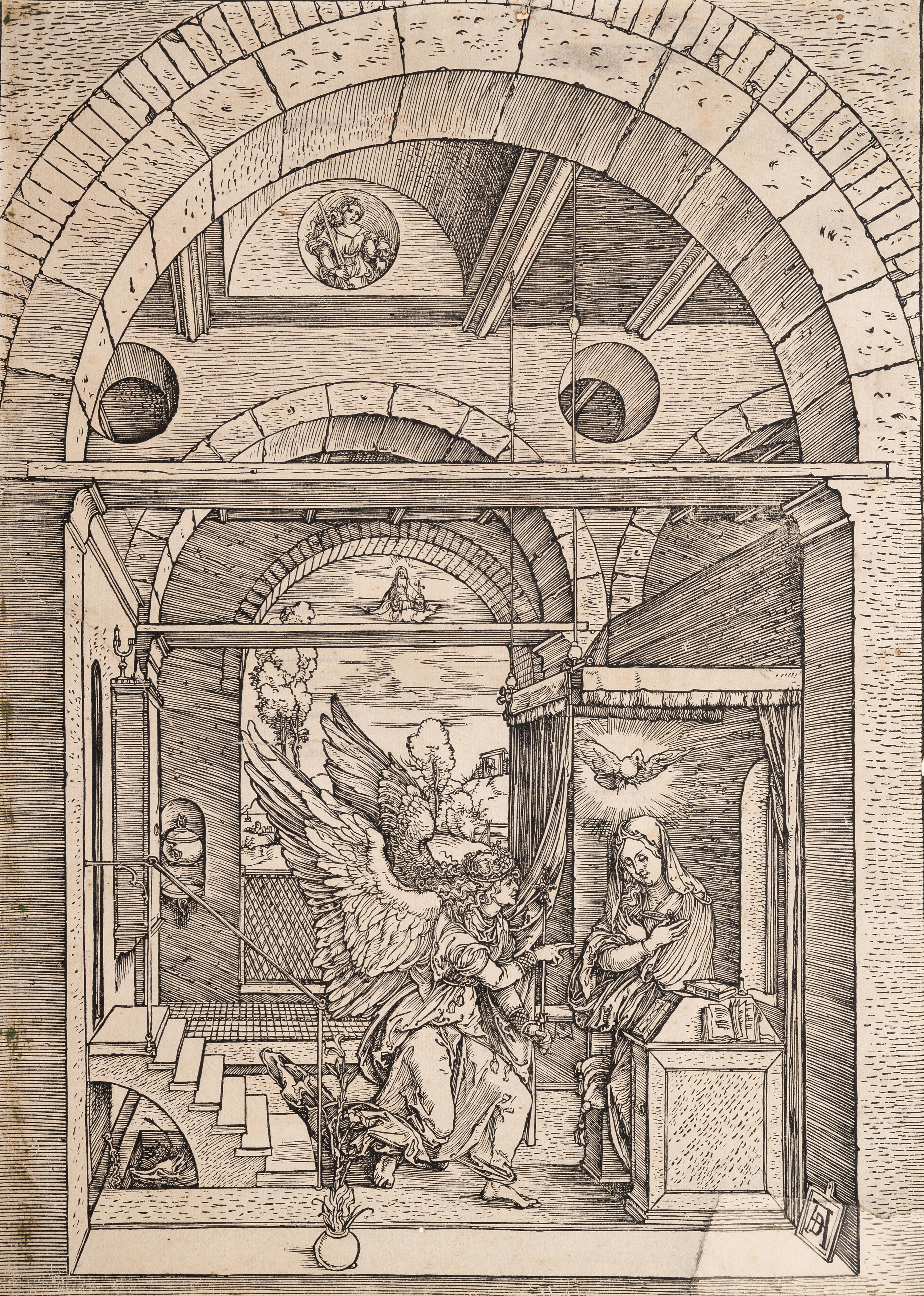 A group of five prints from The Life of the Virgin