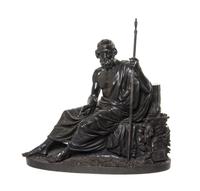A French Bronze Figure, JACQUES ANTOINE THEODORE COINCHON (1814-1881), Width 26 inches. — JACQUES ANTOINE THEODORE COINCHON (1814-1881),