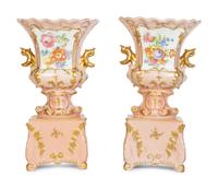 A Pair of Paris Porcelain Urns