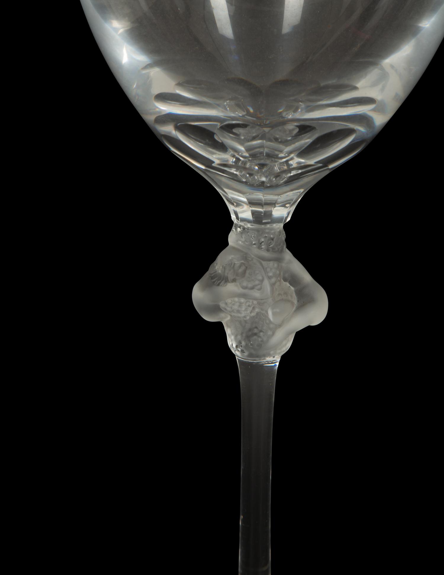 A Lalique Roxane Partial Stemware Service