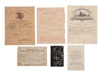 [CIVIL WAR]. Civil War letters and ephemera associated with Ohio, plus.