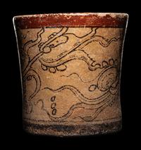 A Maya Codex Style Cylinder Vessel