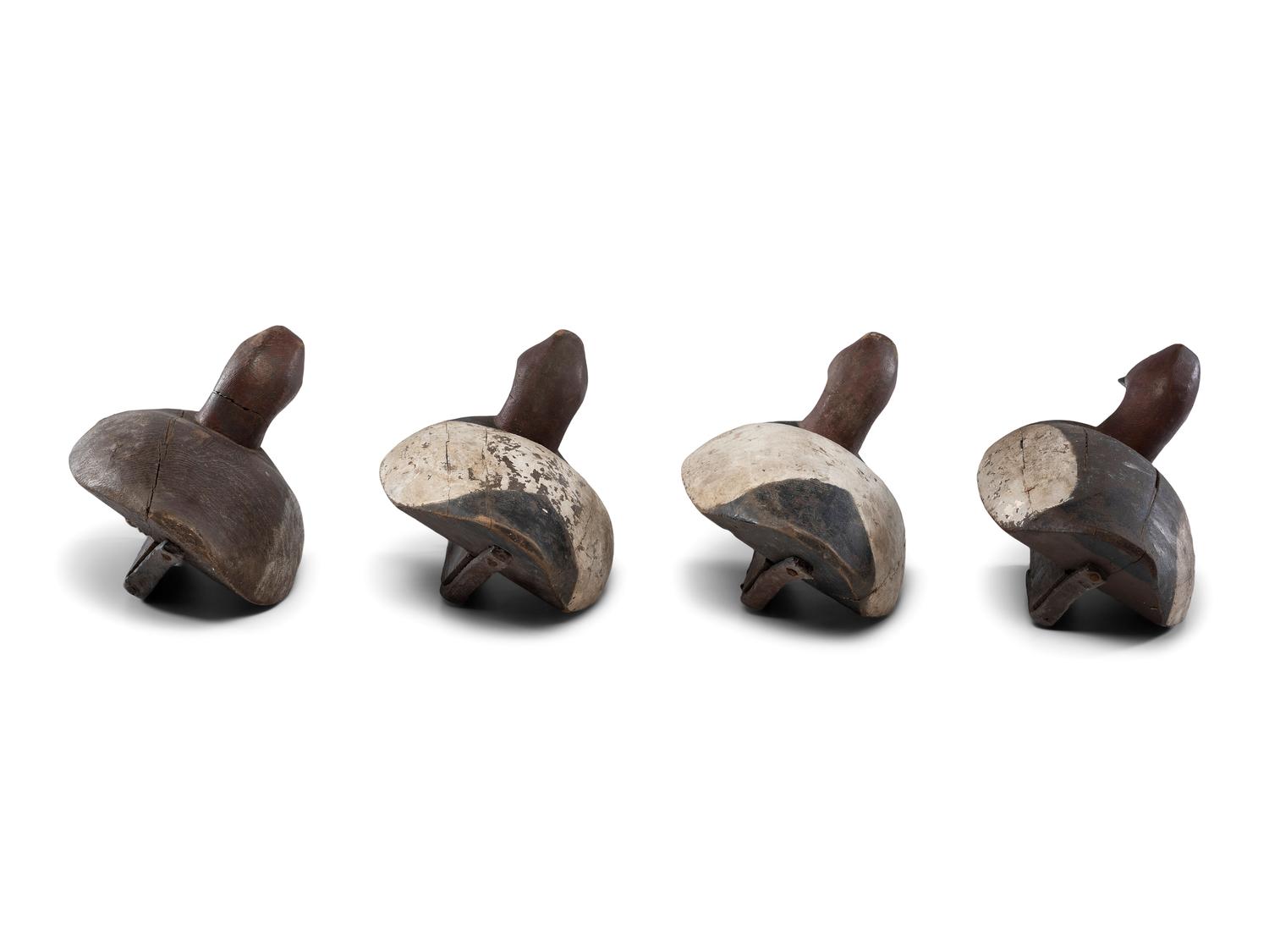 Four Carved and Painted Wood Duck Decoys