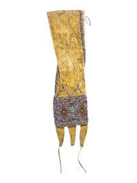 Sioux Tobacco Bag, with Salt and Pepper Beadwork