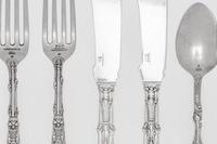 An American Silver Flatware Service