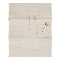 [African Americana] Tappan, Lewis. Autograph Letter, signed on Printed Circular of the American Anti-Slavery Society