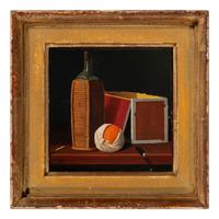 Still Life with Box, Orange, and Bottle