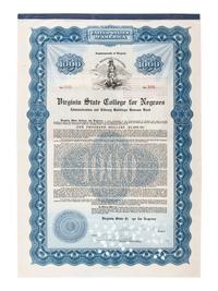[AFRICAN AMERICANA]. A group of 4 stock certificates or bonds with African American subject matter, incl. stock in Lena Horne Beauty Products Inc.