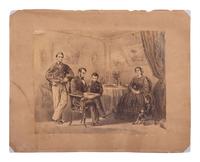 [POLITICS]. 12 photographs and prints of Lincoln, Grant, and McClellan.