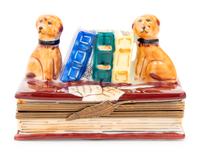 A Collection of Glass, Enameled Metal and Porcelain Small Boxes