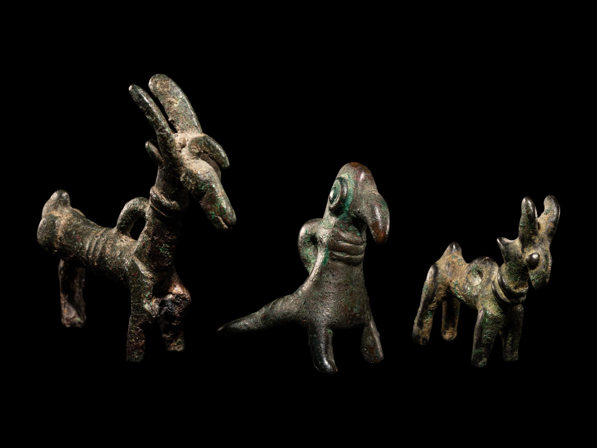 Three Luristan Bronze Animals