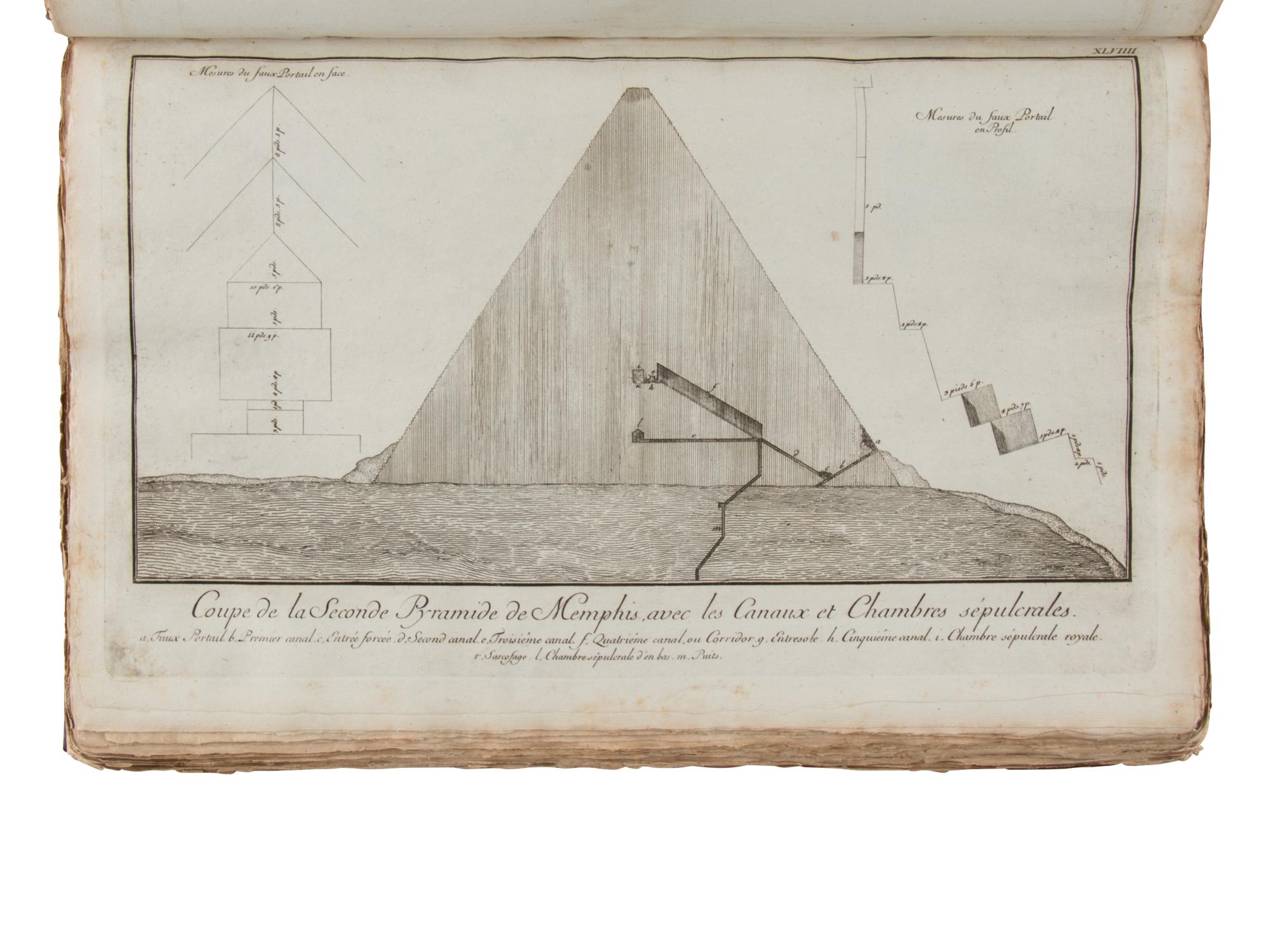 [TRAVEL & EXPLORATION]. NORDEN, Frederic Lewis (1708-1742). The Antiquities, Natural History, Ruins, and other Curiosities of Egypt, Nubia and Thebes; exemplified in Near Two Hundred Drawings Taken on the Spot . London: Printed for Lockyer Davis, 1780.