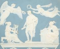 A Wedgwood Jasperware Plaque, The Apotheosis of Virgil