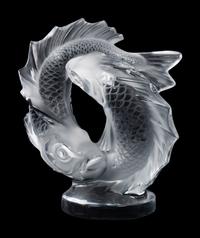 A Lalique Deux Poissons Figure