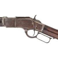 Special Order Winchester Model 1873 with Half Octagon Barrel and Button Magazine