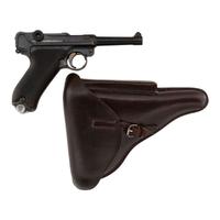 ** DWM P.08 Luger Made 1912 in Holster with Two WWII Magazines