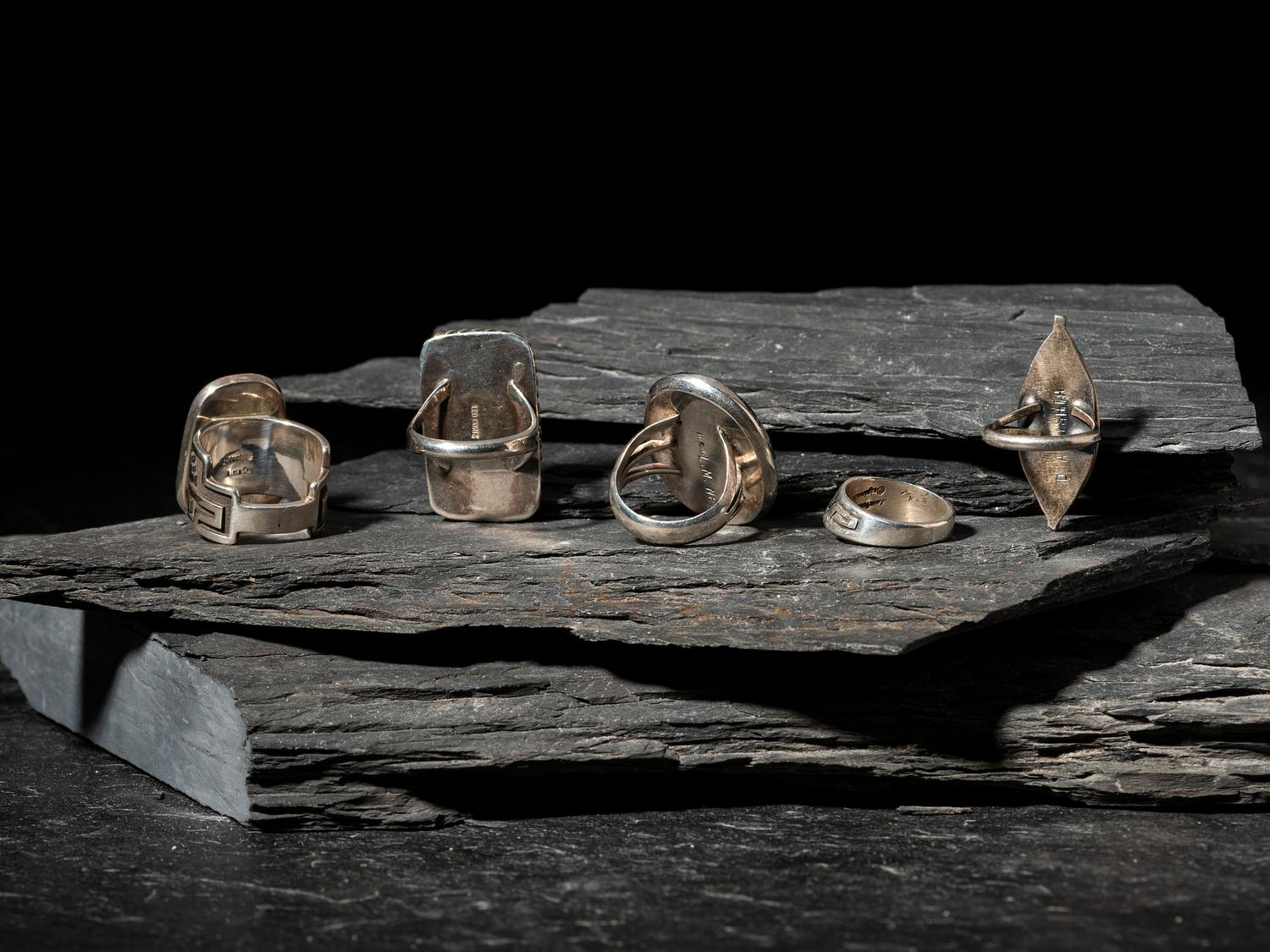 Navajo, Kewa, and Zuni Rings