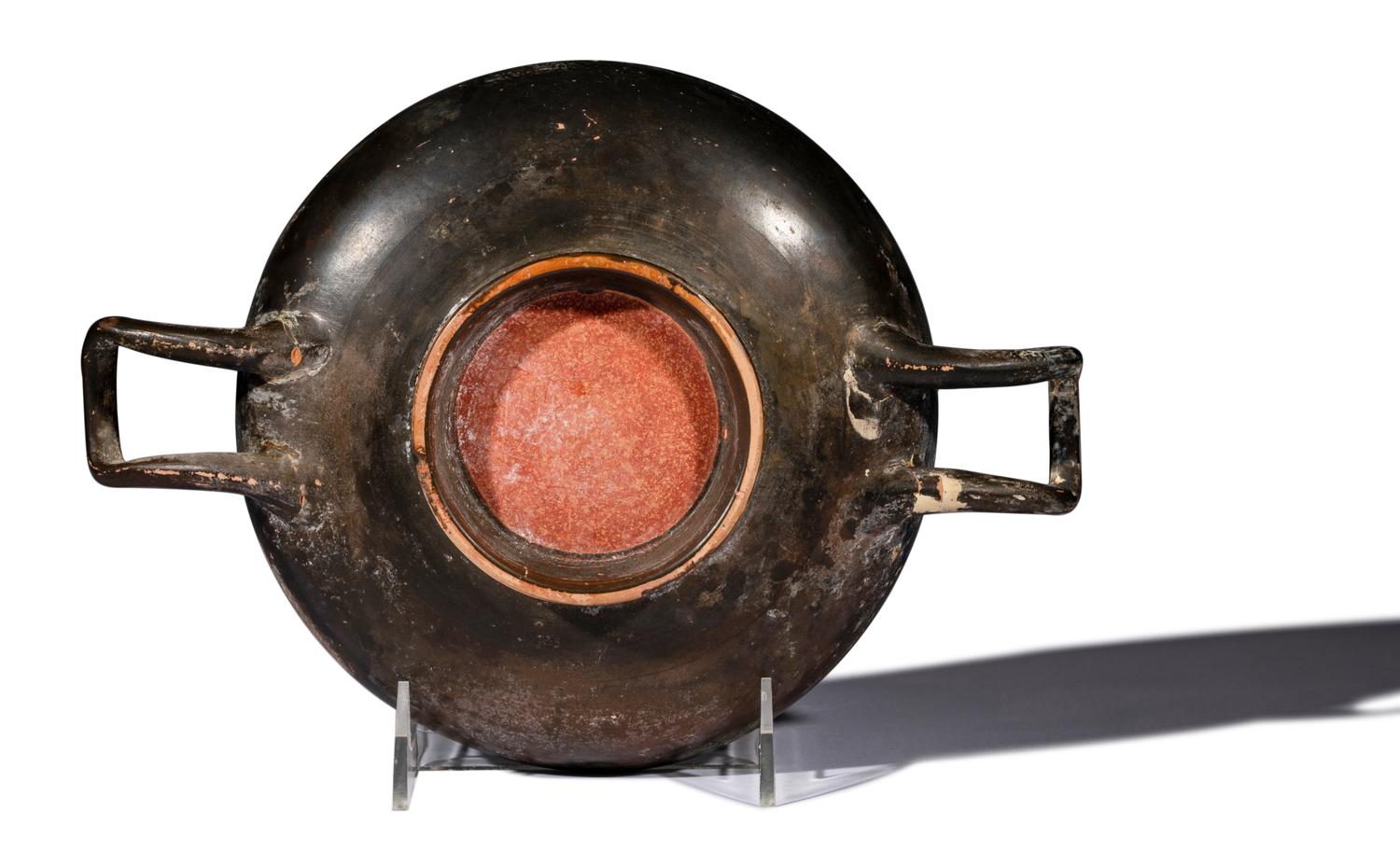 A Greek Black-Glazed Kylix