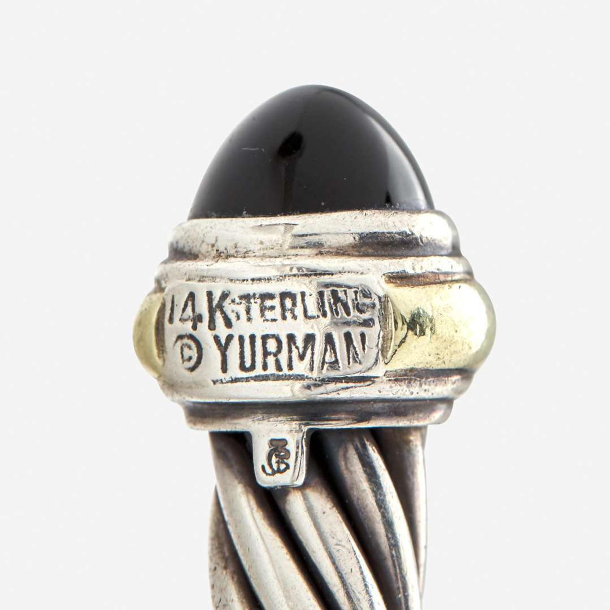 A Collection of Two David Yurman Sterling Silver Bracelets David Yurman