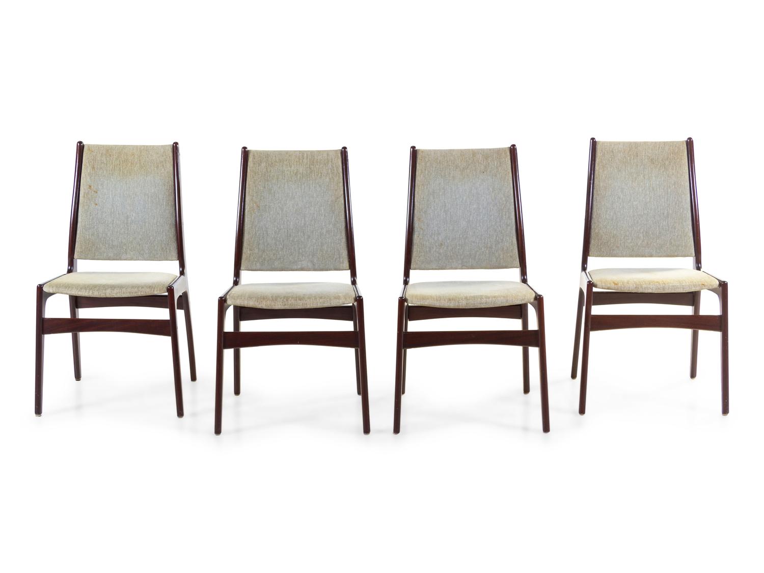 Set of Four Dining Chairs Uldum Møbelfabrik, Denmark