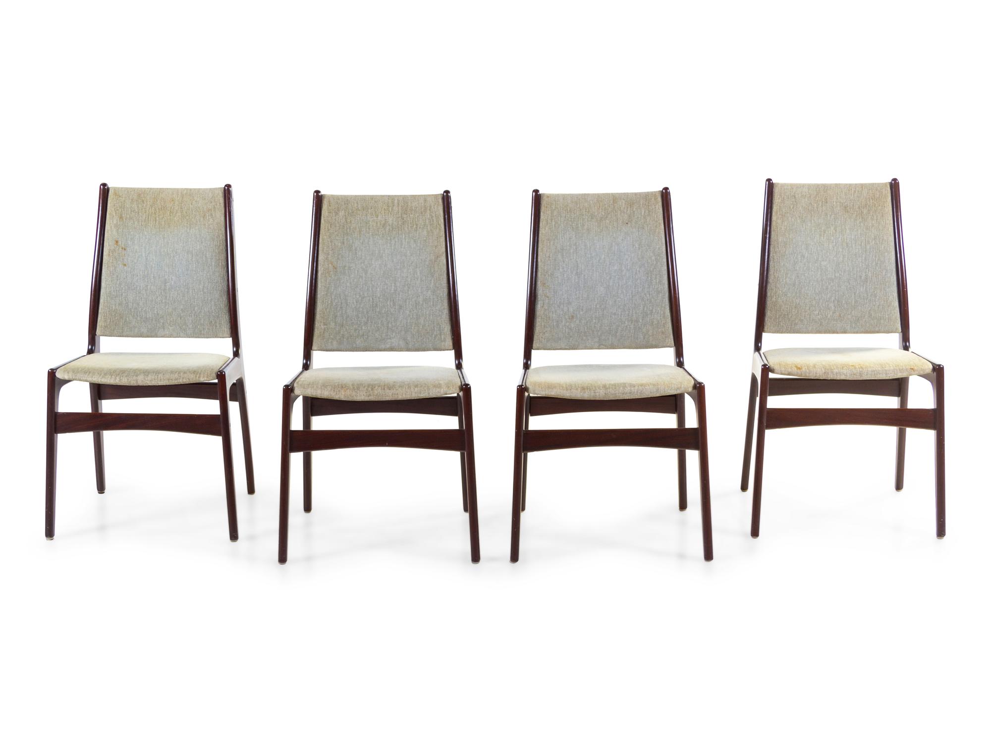 Set of Four Dining Chairs Uldum Møbelfabrik, Denmark