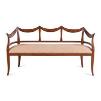 An Italian Fruitwood Settee