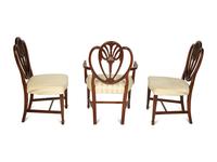 A Set of Six George III Style Mahogany Dining Chairs