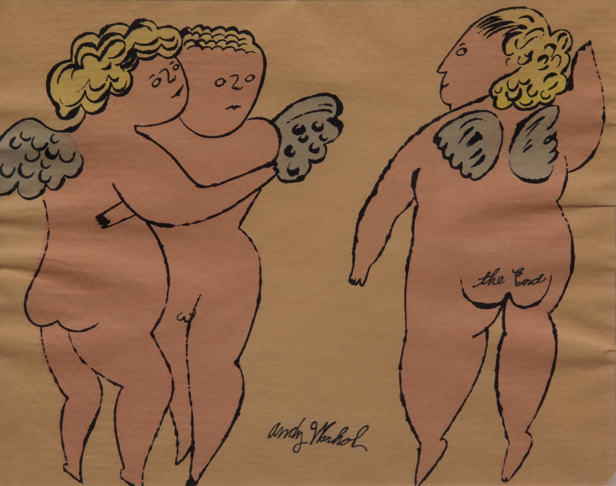 Andy Warhol, (American, 1928-1987), The End (from In the Bottom of my Garden,) circa 1956