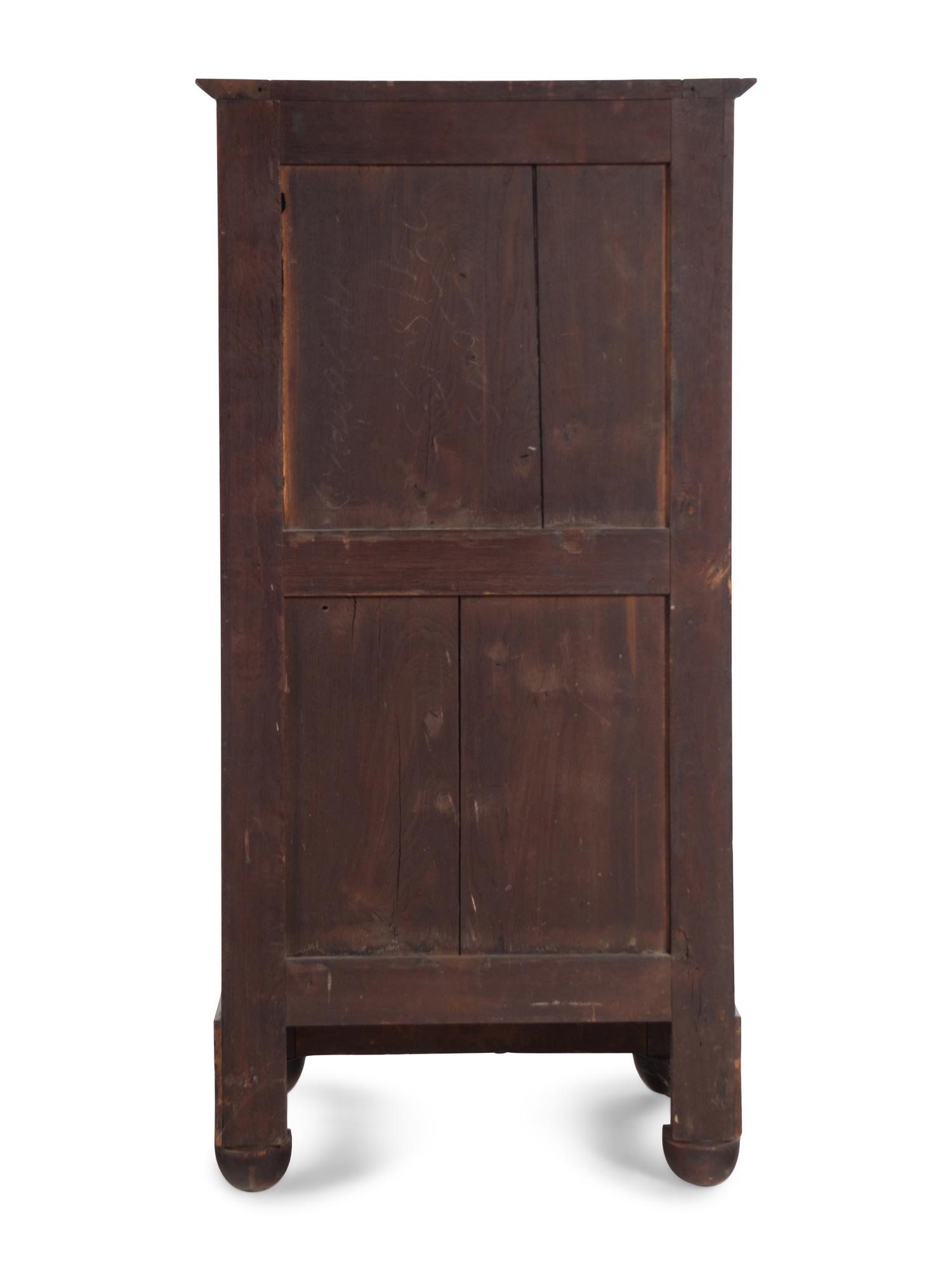 An Empire Mahogany Secrétaire à Abattant
