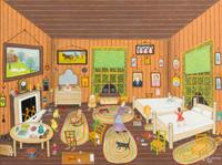 Mattie Lou O'Kelley, (American, b. 1908), Interior Room (Brown), 1984